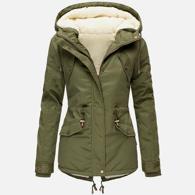 Daniela - Manteau d'hiver - Parka Mi-longue à Capuche - Alikens