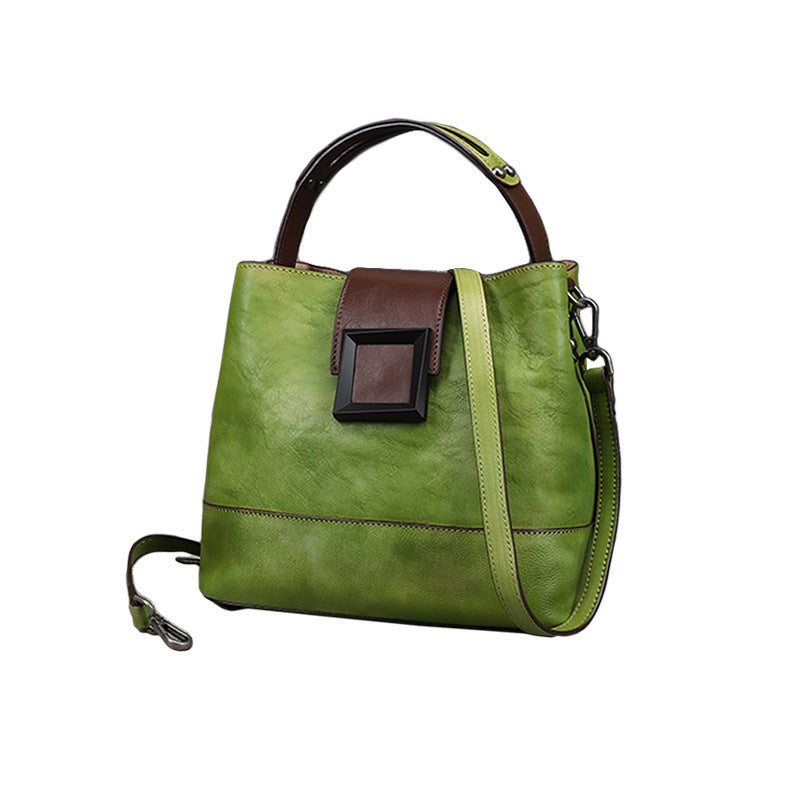 Sac porté épaule cuir femme, Olivia- Style rétro – Élégance intemporelle