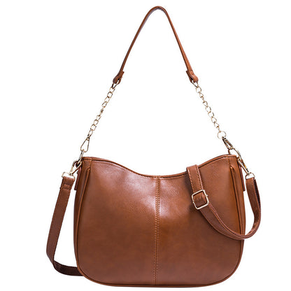 Sac porté épaule en cuir femme, Nathalia – Élégance minimaliste