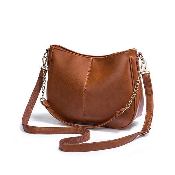 Sac porté épaule en cuir femme, Nathalia – Élégance minimaliste