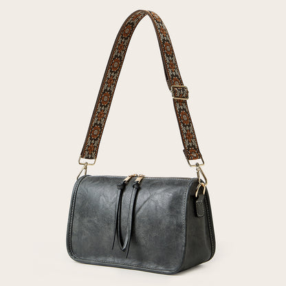 Sac porté épaule femme, Nirvana - Style Bohème - Tressé - Une touche style vintage